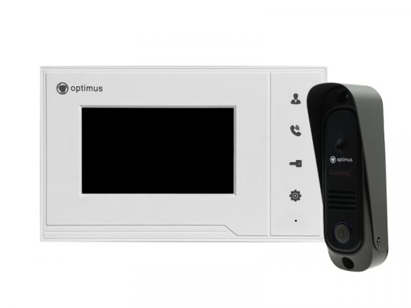 Видеодомофон с панелью Optimus ECO IK-34B30I (w+b) - картинка 1